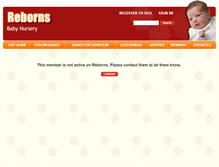 Tablet Screenshot of brandysreborns.reborns.com